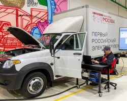 Электрогрузовики EVM Pro в Москве начали производить серийно